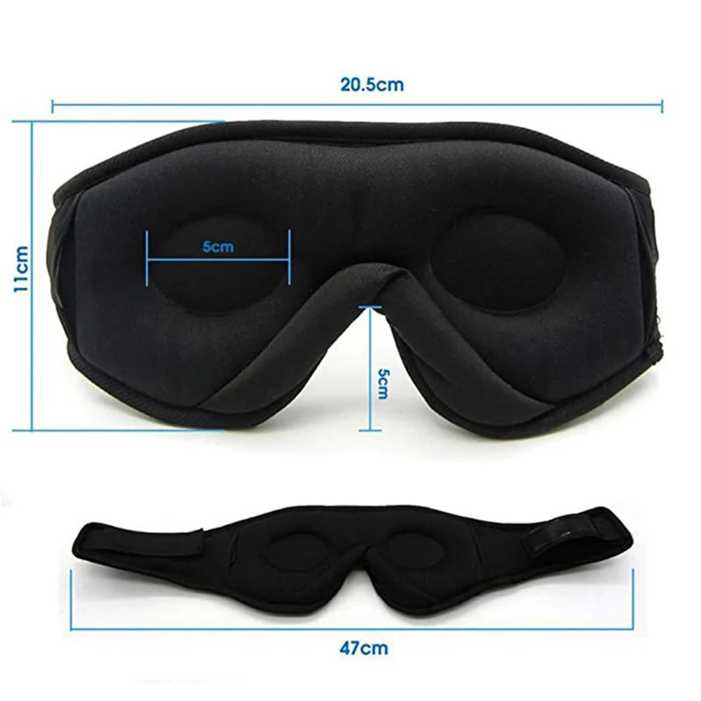 Padded Light Blocking 3D Sleep Mask
