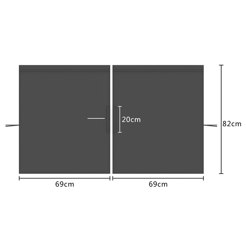 Glare-Free Blackout Versatile Privacy Curtains