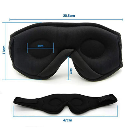 Padded Light Blocking 3D Sleep Mask