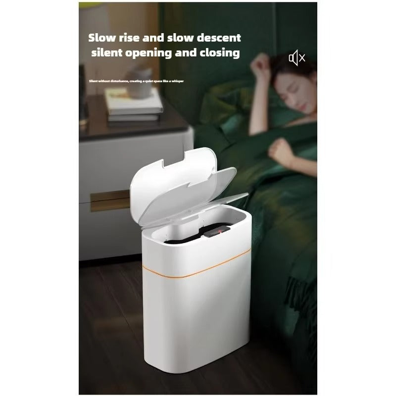 Hands-Free Automatic Slimline Trash Can