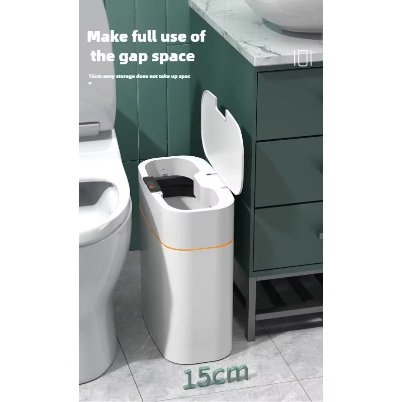 Hands-Free Automatic Slimline Trash Can