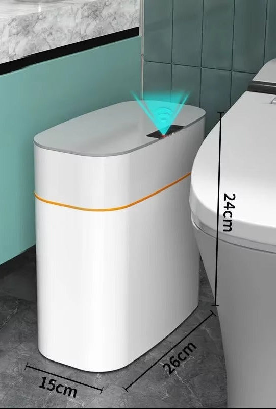 Hands-Free Automatic Slimline Trash Can